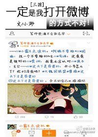 《(BL-三国同人)一定是我打开微博的方式不对》
