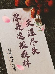 《天涯尽头原是这般模样》