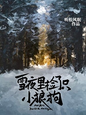 雪夜里捡了只小狼狗